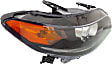 Passenger Side Headlight, with Bulb, Halogen, Clear Lens, 4 Cyl., 2.4L Engine, CAPA Certified