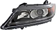 Driver Side Headlight, with Bulb, Halogen, Clear Lens, 4 Cyl., 2.4L Engine
