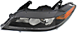 Driver Side Headlight, with Bulb, Halogen, Clear Lens, 4 Cyl., 2.4L Engine