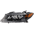 Driver Side Headlight, with Bulb, Halogen, Clear Lens, 4 Cyl., 2.4L Engine, CAPA Certified