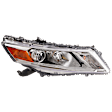 Passenger Side Headlight, with Bulb, Halogen, Clear Lens