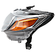 Driver Side Halogen Headlight, With bulb(s), OE Replacement, Coupe