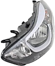 Driver Side Headlight, with Bulb, Halogen, Sedan, without LED Position Lamp