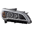 Passenger Side Headlight, with Bulb, Halogen, Except Hybrid Model