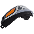 2015-2017 Hyundai Sonata - Driver Side Headlight, with Bulb, Halogen, Except Hybrid Model, CAPA Certified