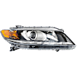 2013-2015 Honda Accord - Passenger Side Headlight, with Bulb, Halogen, EX-L Model, 6 Cyl., 3.5L Engine, Coupe