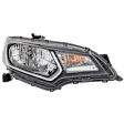 Passenger Side Headlight, with Bulb, Halogen, 4 Cyl., 1.5L Engine, Mexico Built Vehicle, CAPA Certified