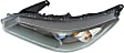 Driver Side Headlight, with Bulb, Halogen, Hybrid Models, Clear Lens, Chrome Interior, CAPA Certified