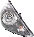Passenger Side Headlight, with Bulb, Halogen, Clear Lens, Black Interior, 4 Cyl., 1.5L Engine