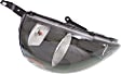 Passenger Side Headlight, with Bulb, Halogen, Clear Lens, Black Interior, 4 Cyl., 1.5L Engine