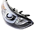 2014-2016 Hyundai Elantra - Passenger Side Headlight, with Bulb, Halogen, with LED Position (parking) Light, USA Built Vehicle