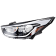 Driver Side Headlight, with Bulb, Halogen, Clear Lens