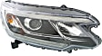 Passenger Side Headlight, with Bulb, Halogen, Touring Model