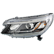 Driver Side Headlight, with Bulb, Halogen, Touring Model