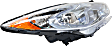 Passenger Side Headlight, with Bulb, Halogen, Hybrid Model
