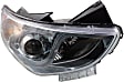 2011-2015 Hyundai Sonata - Passenger Side Headlight, with Bulb, Halogen, Hybrid Model, CAPA Certified