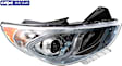 2011-2015 Hyundai Sonata - Passenger Side Headlight, with Bulb, Halogen, Hybrid Model, CAPA Certified