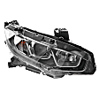 2016-2020 Honda Civic - Passenger Side Halogen Headlight, With bulb(s), OE Replacement