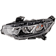 2016-2020 Honda Civic - Driver Side Halogen Headlight, With bulb(s), OE Replacement