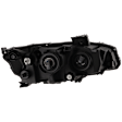 2016-2020 Honda Civic - Driver Side Halogen Headlight, With bulb(s), OE Replacement