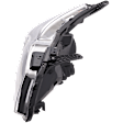2016-2017 Honda Accord - Passenger Side Headlight, with Bulb, Halogen, Sedan, EX/EX-L/SE/Sport Models