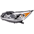 2016-2017 Honda Accord - Driver Side Headlight, with Bulb, Halogen, Sedan, EX/EX-L/SE/Sport Models