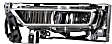 2015 Honda Accord - Front, Driver Side Halogen Fog Light, With bulb(s), 4-Door, Sedan