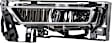 Front, Driver Side Fog Light, with Bulb, Halogen, with Chrome Bezel Border, 4-Door, Sedan, CAPA Certified