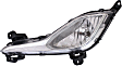 Front, Driver Side Halogen Fog Light, With bulb(s)