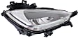 2013 Hyundai Elantra Coupe - Front, Passenger Side Halogen Fog Light, With bulb(s)