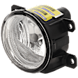 Front, Passenger Side Halogen Fog Light, Without bulb(s), CAPA Certified