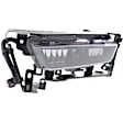 2014 Honda Accord - Front, Driver Side Halogen Fog Light, With bulb(s), 4-Door, Sedan