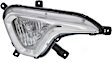 Front, Passenger Side Halogen Fog Light, With bulb(s)