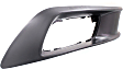 Front, Passenger Side Fog Light Trim, Textured Black, Sedan