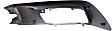 Front, Passenger Side Fog Light Trim, Textured Black, Sedan