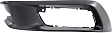 Front, Driver Side Fog Light Trim, Textured Black, Sedan