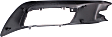 Front, Driver Side Fog Light Trim, Textured Black, Sedan