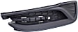 Front, Passenger Side Fog Light Cover, Textured Black, Sedan, Except Hybrid, For Models Without Fog Lights