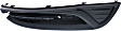 Front, Passenger Side Fog Light Cover, Textured Black, Sedan, Except Hybrid, For Models Without Fog Lights