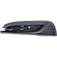 Front, Driver Side Fog Light Cover, Textured Black, Sedan, Except Hybrid, For Models Without Fog Lights