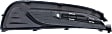 Front, Driver Side Fog Light Cover, Textured Black, Sedan, Except Hybrid, For Models Without Fog Lights