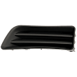 Front, Driver Side Fog Light Cover, Black