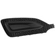 Front, Passenger Side Fog Light Cover, Black