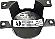 2017-2020 Honda Ridgeline - Front, Driver Side Fog Light Cover, Textured Black, 6 Cyl., 3.5L Engine