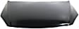 Hood, Steel, Primed, 4 Cyl., 2.0L Engine, Hatchback