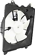 Radiator Fan - Driver Side Fan Blade, Motor and Shroud, Si Model, 4 Cyl., 2.0L Engine