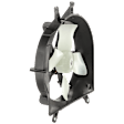 Radiator Fan, Fan Blade, Motor, and Shroud, 4 Cyl., 1.6L Engine