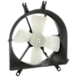 Radiator Fan, Fan Blade, Motor, and Shroud, 4 Cyl., 1.6L Engine