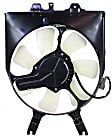 A/C Condenser Fan - Passenger Side Fan Blade, Motor and Shroud, 6 Cyl., 3.5L Engine