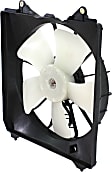 OE Replacement Radiator Fan Driver Side, 2.4L, 4Cyl, Single fan